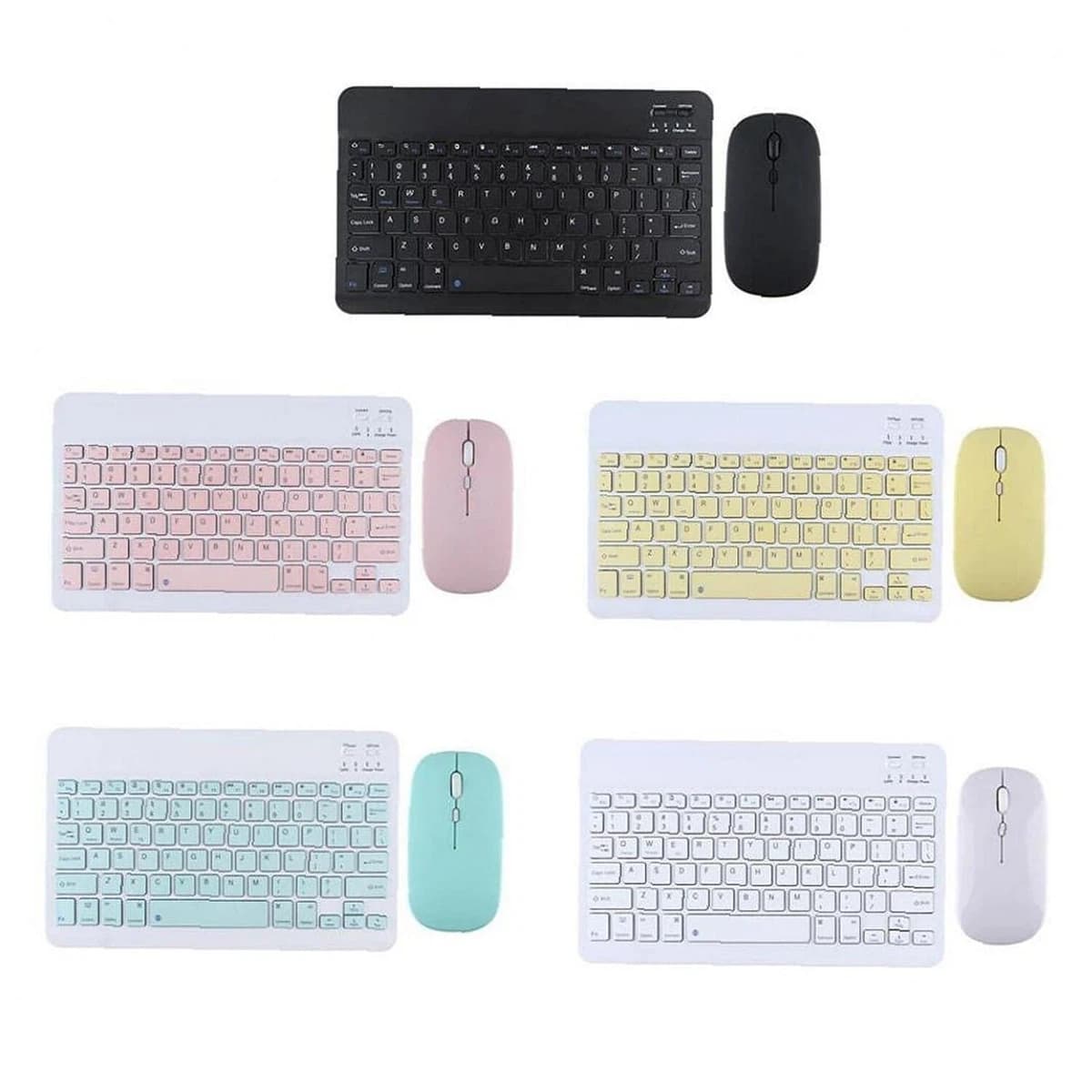 Combo Mouse AND Keyboard Kit Bluetooth Rechargeable Keyboard