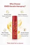 ENZO Keratin Hair Spray – Strong Hold & Long Lasting Professional Finish (420ml)