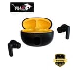Bullet Power Pro-14 Stereo Headset True Wireless Earbuds TWS Bluetooth 5.3 with LED Display & Hi-Fi Audio - Black/Yellow