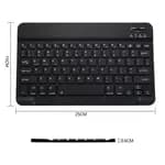 Ultra-Slim Bluetooth Keyboard Portable Mini Wireless Keyboard Rechargeable for Apple iPad iPhone Samsung Tablet Phone Smartphone iOS Android Windows