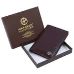 Hammonds Flycatcher Croco Brown Passport Holder