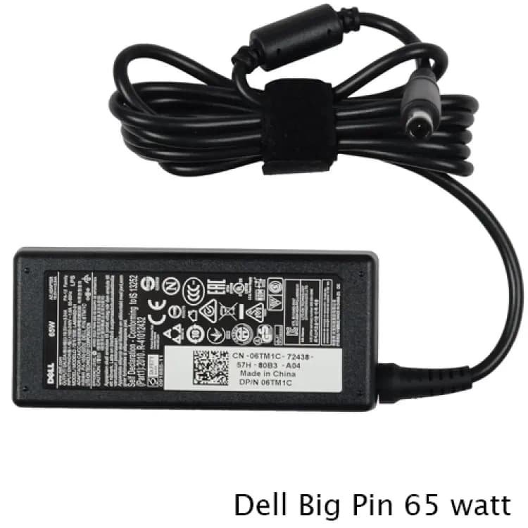 Replacement Power Adaptor For Dell Laptop 65 Watt
