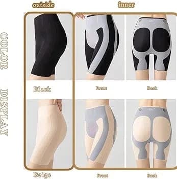 Women\'s High Waisted Tummy Control Pants - Unique Fiber Restoration Shaper Seamless Body Sculpting Shorts & Butt Lifter Underwear for Girls