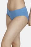 Zivame (Pack of 3) Hipster Low Rise Anti-Microbial Panty For Women - Anthracite Pacific Ceramic