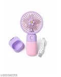 Cute Korean Design Mini Portable Fan with Lithium Rechargeable Battery