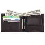 Hammonds Flycatcher RFID Protected Black Leather Wallet For Men (HF 579 BNL)