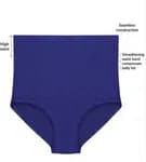 Zivame Tummy Control Midwaist Hipster Panty - Navy