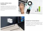Prolink 100W USB C-C PD Cable USB3.2 Gen 2 Nylon Braided 2m (Data Transfer, Audio) [E-Mark Chip]-GCC-100-G2-01