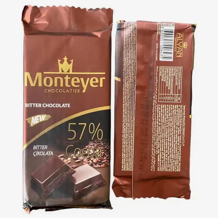 Monteyer Bitterchocolate 80G