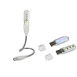 USB LED Book White Lights LED LED Bulb 5V Power Input With Flexible Cable (1 set only)