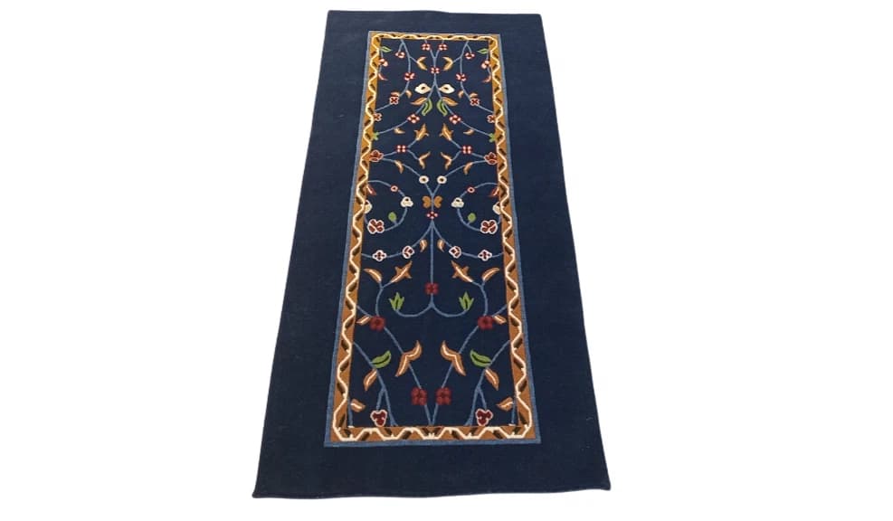 Hand-Knotted Nepali Tibetan Wool Runner Rug - 66 x 164 cm - 100 Knots