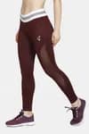Zelocity Nouveau Shine Legging For Women - Wine