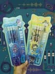 12 Pcs Cute Cartoon HB Pencil Set with Sharpener & Eraser – Kawaii Stationery Kit Sketching Drawing Pencils for Kids Boys Girls School Gift