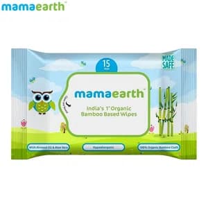 MAMAEARTH BABY WIPES TRAVEL PACK OF 15 PCS