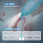 6-in-1 Electric Baby Nail Trimmer – Safe & Quiet Automatic Nail File Drill