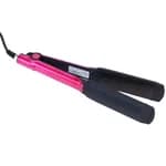 Pink/Black Plancha Alisadora Hair Straightener With Ceramic Plate