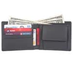Hammonds Flycatcher Grey Genuine Leather Wallet For Men