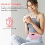 Portable Wireless Menstrual Heating Pad - 4-Speed Vibration & Fast Heating Relief Belt for Period Cramps