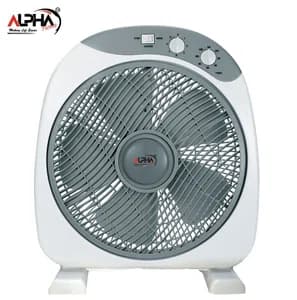 Alpha Home Box Table Type Electric Fan 12 Grey