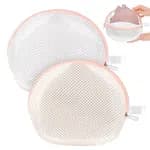 Premium Bra & Underwear Laundry Bags - Protective Oval Mesh Wash Pouches with Zipper Guard for Lingerie, Swimwear & Delicates