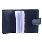 Hammonds Flycatcher Blue Leather Unisex Card Wallet (Cc602V)