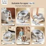 Premium 3-in-1 Baby Potty Training Chair – Adjustable Ladder & Soft Cushion Seat [ 2-5 YEARS ]