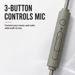 Elephu BassX 2020 earphones| Type C| Boosted Bass| Volume Slider with Button| MIC| Hi-Res Audio| Universal Compatible| silicon tip