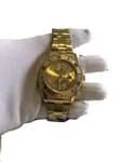 Luxury Men’s Analog Watch – Classic Submarine Style | Stainless Steel | Water Resistant | Golden