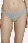 Zivame (Pack of 3) Bikini Low Rise Anti-Microbial Panty For Women - Blue Pacific Grey