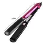 Pink/Black Plancha Alisadora Hair Straightener With Ceramic Plate