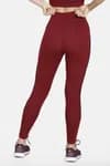 Zelocity High Rise Nouveau Soft Legging For Women - Maroon