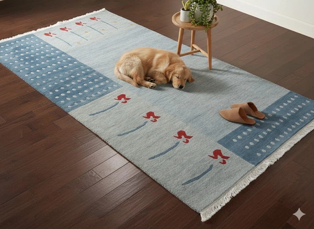 Handknotted Nepali Woolen Carpet - Galaicha, 60 Knots, 94 Cm x 164 Cm