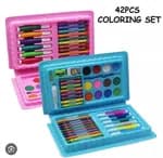 42 pcs Colour Set For Kids, Colour Box Set for Drawing and Painting
