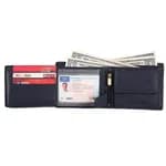 Hammonds Flycatcher Genuine Leather Blue Wallet for Men (HF 592 BNL)