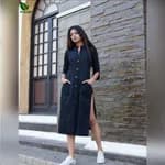 FuLoo's Lighter Denim Western Kurti # 1013