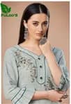 FuLoo's Rosy Designer Handloom South Cotton Kurti Only #107