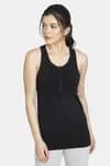 Zelocity Easy Movement Nouveau Shine Tank Top For Women - Black
