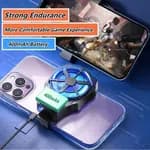 Phone Cooling Pad Air-Cooled Turbo Fan: Universal Cooling Fan for Mobile Gaming, Phone Cooling Heat Sink for PUBG, iOS & Android