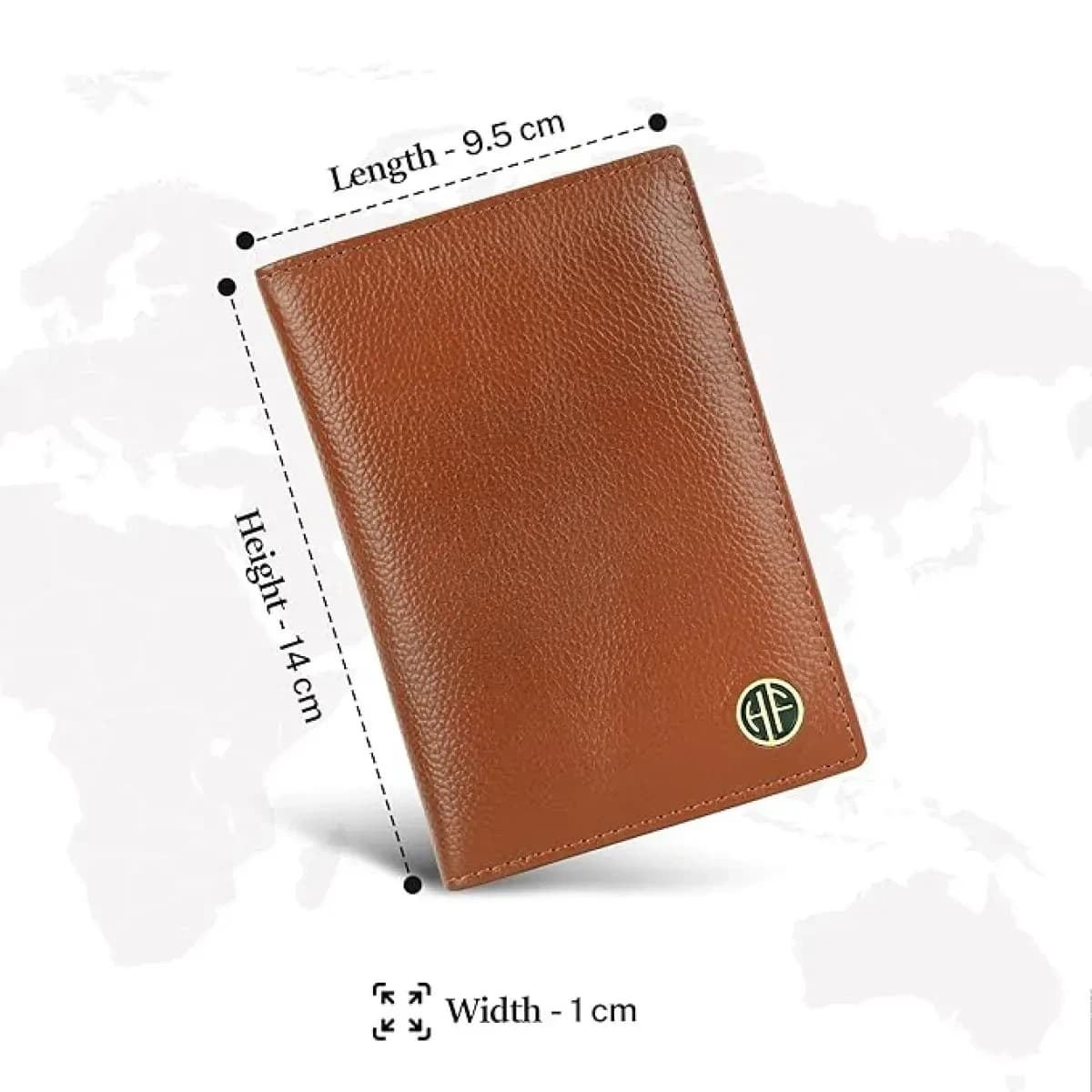 HAMMONDS FLYCATCHER Tan Leather Unisex Passport Holder (PH602TAN)