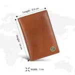 HAMMONDS FLYCATCHER Tan Leather Unisex Passport Holder (PH602TAN)
