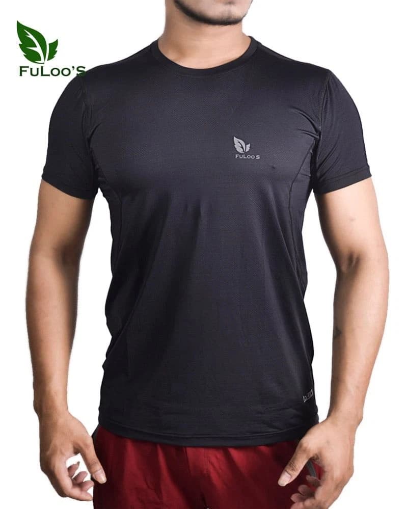 FuLoo?s Bravo Active T-shirt for Men in Black
