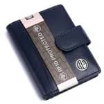 Hammonds Flycatcher Blue Leather Unisex Card Wallet (Cc602V)