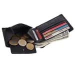 Hammonds Flycatcher Genuine Leather Black Wallet For Men (HF 594 BLK) - Men's Leather Wallet | Purse For Men |
