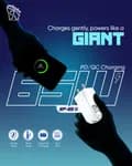 Elephu ep-65U| Super-Fast Charger| Dual Port (Type C and USB) | Type C To C Fast Cable Included|