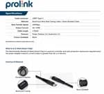 Prolink Fast Charging USB C-C 100W PD Data Transfer Cable Nylon Braided (5APD100W 2M) E-mark chip - GCC-100-01