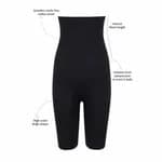 Zivame Medium Compression Tummy Tucker Short For Women - Black