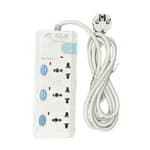 Solid Power Good Quality 3 Socket Extension (Power Capacity Of 2500W max) 5 Meter