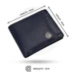 Hammonds Flycatcher Blue Genuine Leather Wallet For Men