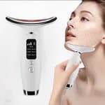 ​LED Face & Neck Lifting Device – 4-in-1 EMS Tightening Massager for Wrinkle Removal, Skin Rejuvenation & Facial Sculpting – Professional Beauty Tool