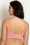 Zivame True Curv Single Layered Non Wired Minimiser Full Coverage Bra - Georgia Peach